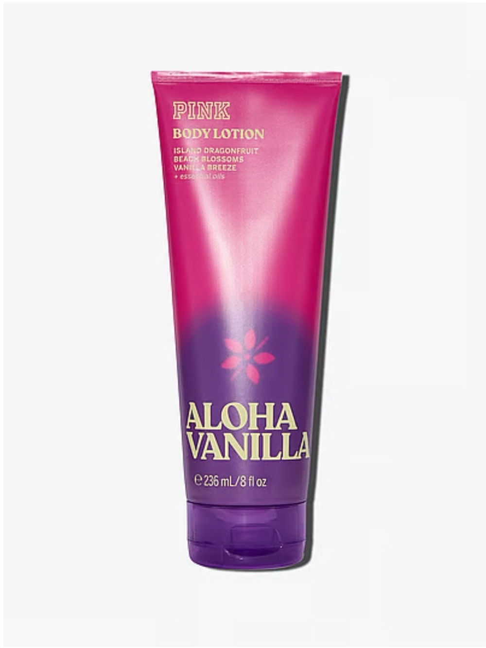 PINK Victoria's Secret Aloha Vanilla Body Lotion - Pink & Purple